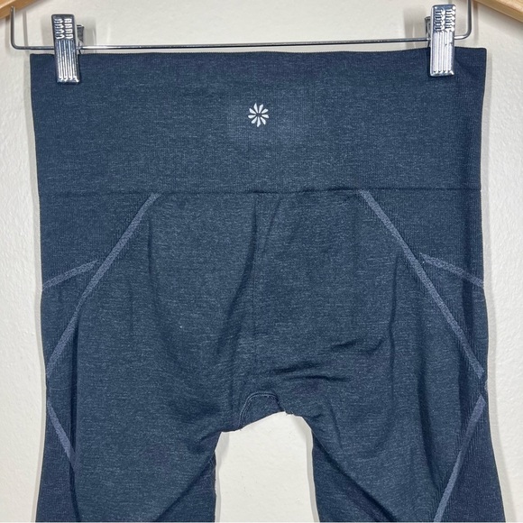 Athleta Womens Embodiment Black Seamless High Rise Leggings Tight Size Large - Picture 8 of 9